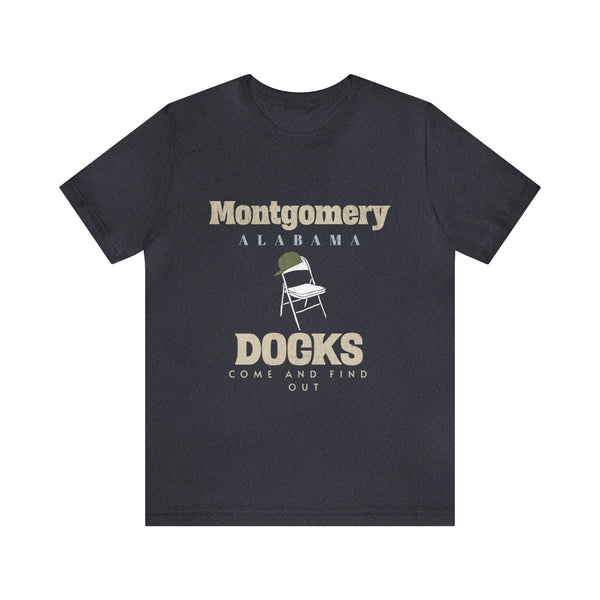 Montgomery Alabama Docks Chair Short Sleeve Tee - SxR Creations