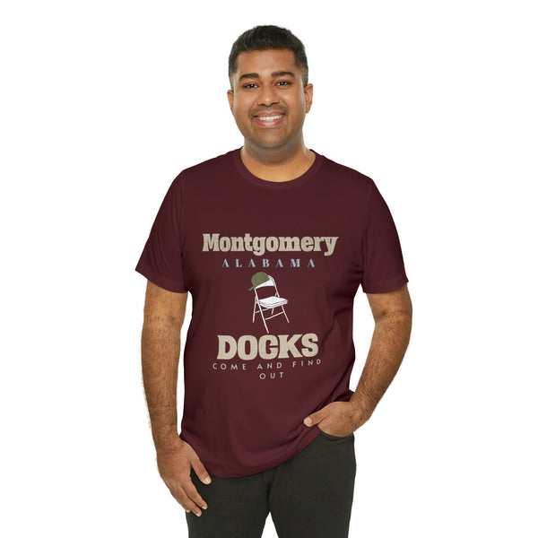 Montgomery Alabama Docks Chair Short Sleeve Tee - SxR Creations