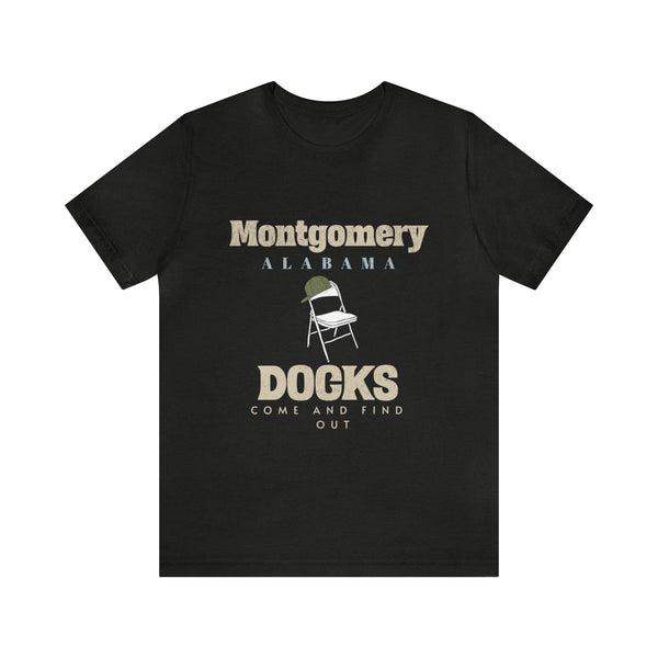 Montgomery Alabama Docks Chair Short Sleeve Tee - SxR Creations