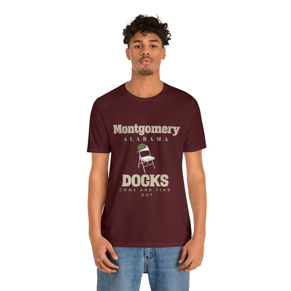 Montgomery Alabama Docks Chair Short Sleeve Tee - SxR Creations