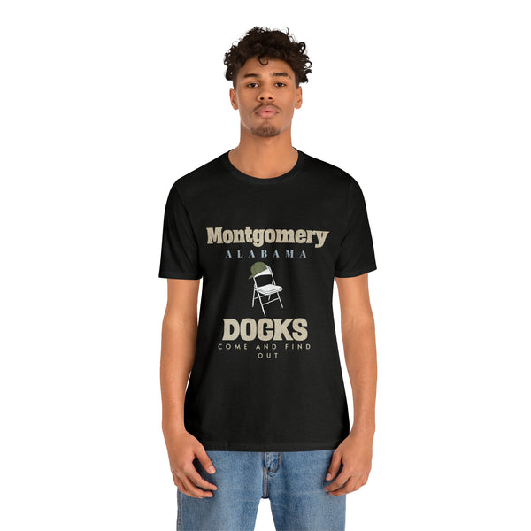 Montgomery Alabama Docks Chair Short Sleeve Tee - SxR Creations