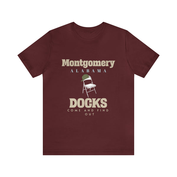 Montgomery Alabama Docks Chair Short Sleeve Tee - SxR Creations