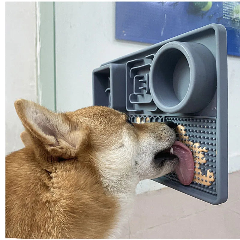 Multifunction Pet Slow Feeder Bowls Dog Licking Mat With Suction Cups For Anxiety Relief Dog Cat Water Drinking Eating Food - SxR Creations