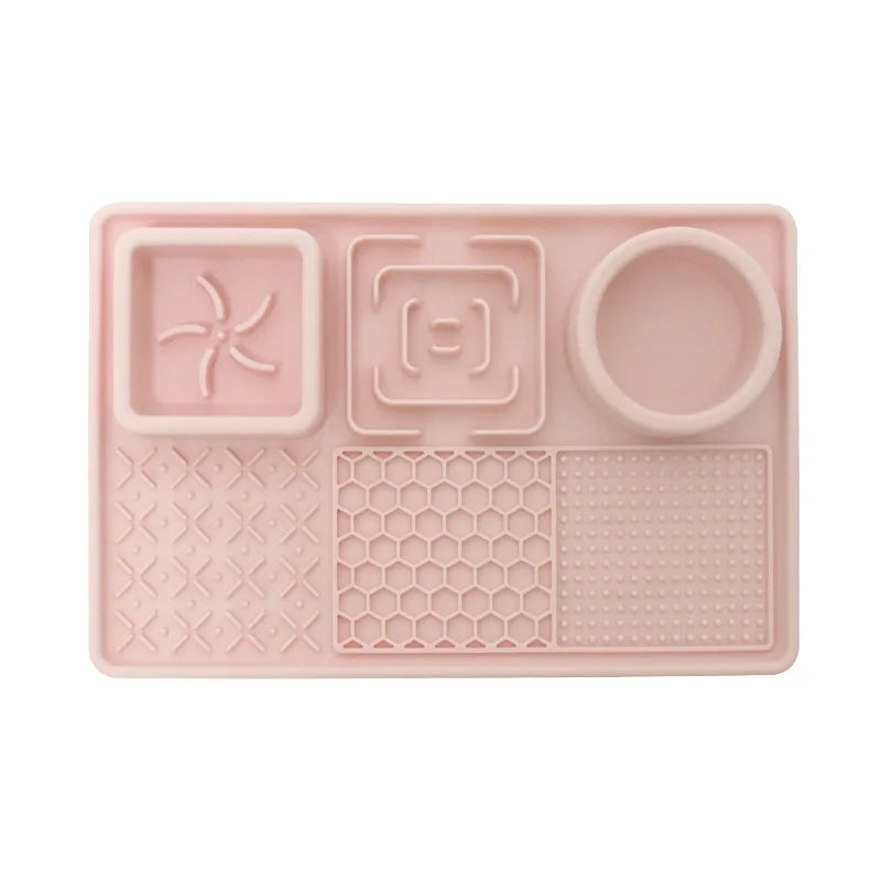 Multifunction Pet Slow Feeder Bowls Dog Licking Mat With Suction Cups For Anxiety Relief Dog Cat Water Drinking Eating Food - SxR Creations